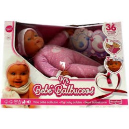 Bebe balbuceos Rosa Toys