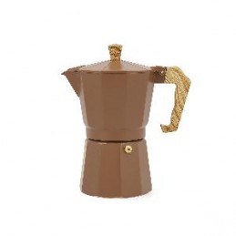 Cafetera quid 3 tazas marron