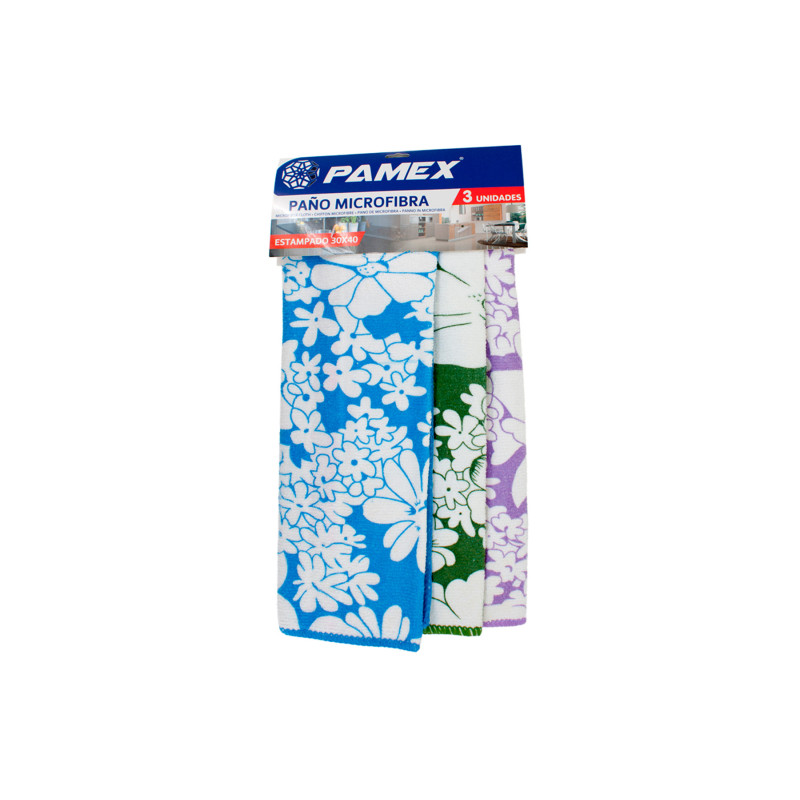 Set 3 paños microfibra estampados